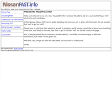 Tablet Screenshot of nissanfast.info
